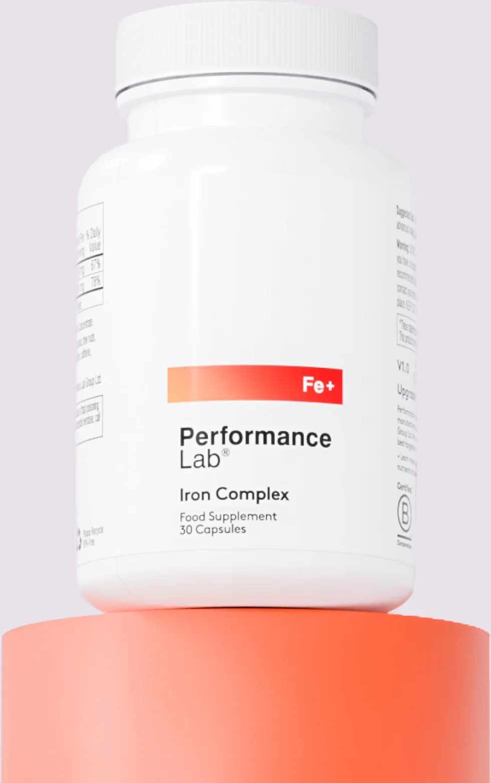 image of Performance Lab® AU Iron Complex bottle